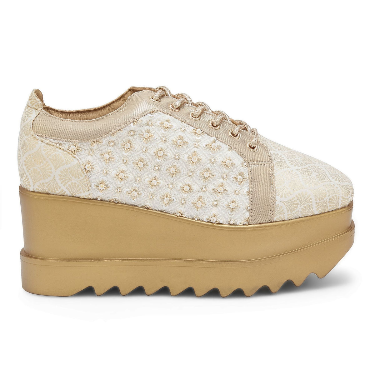 Rumi Wedding Wedge Sneakers