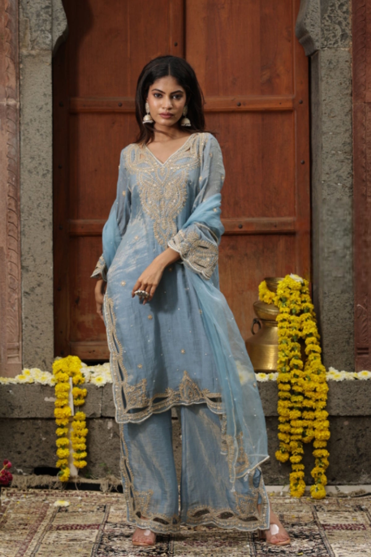 Kurta Set in Blue