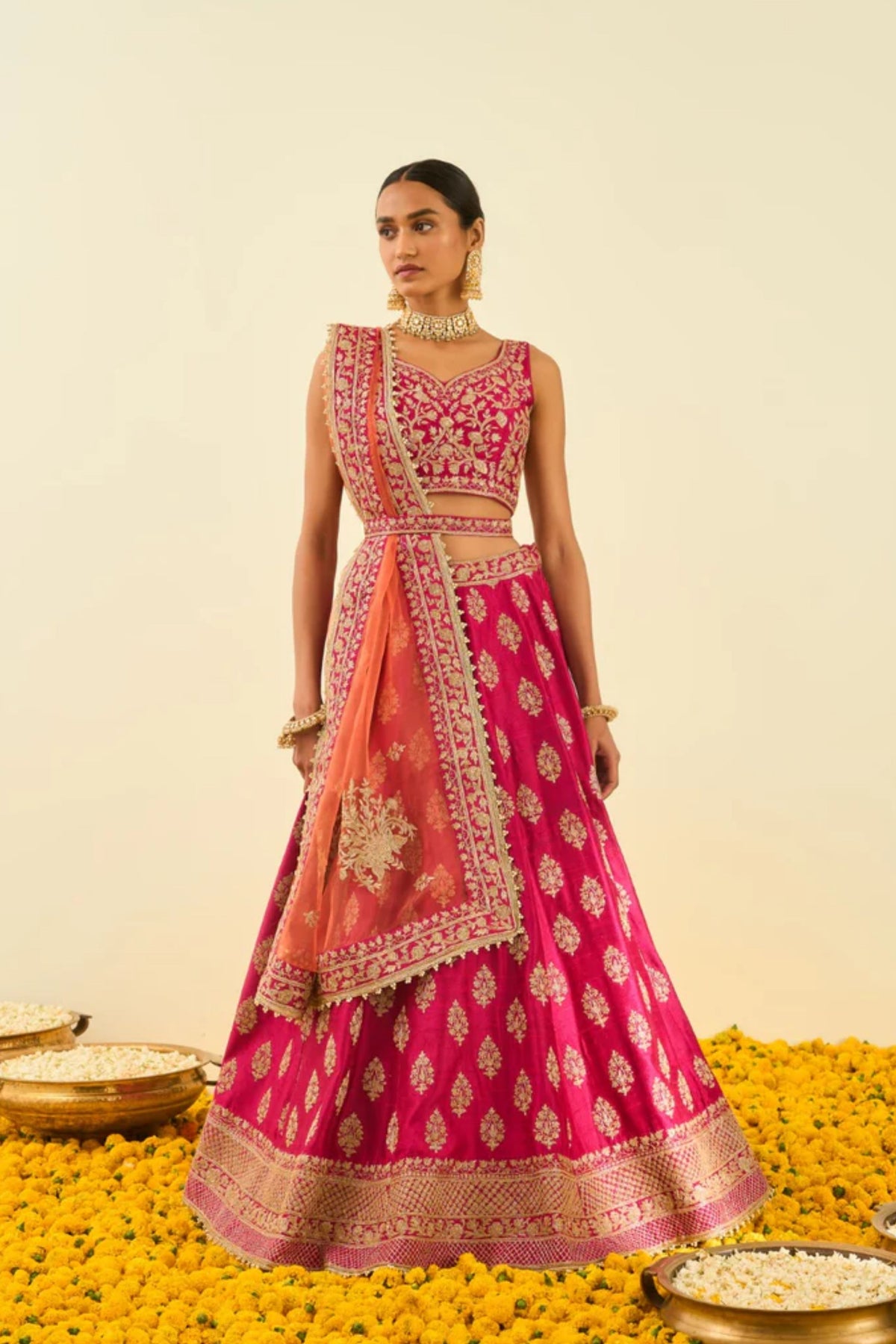 Masiah hotpink lehenga