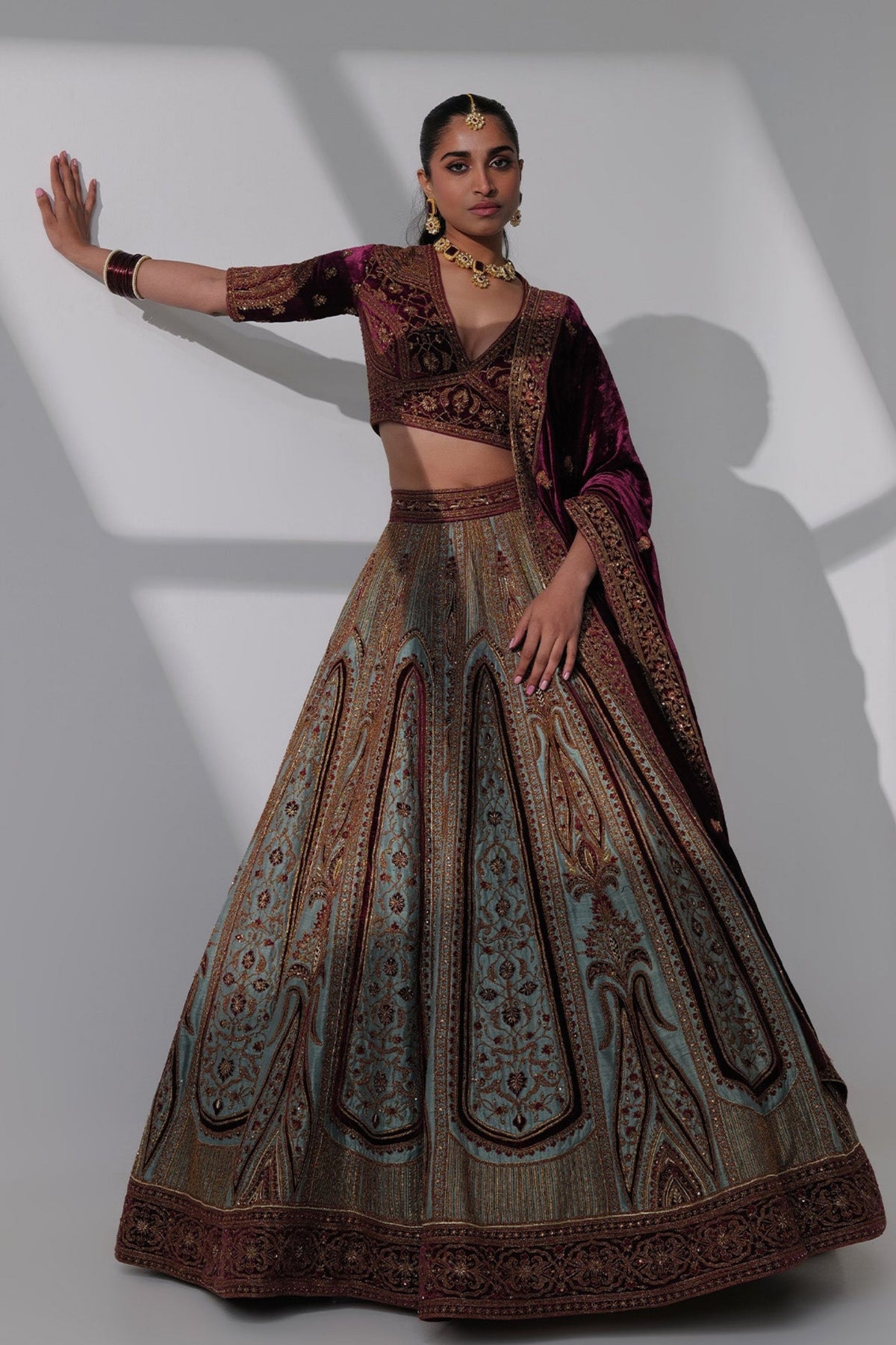 Aicha Lehenga Set