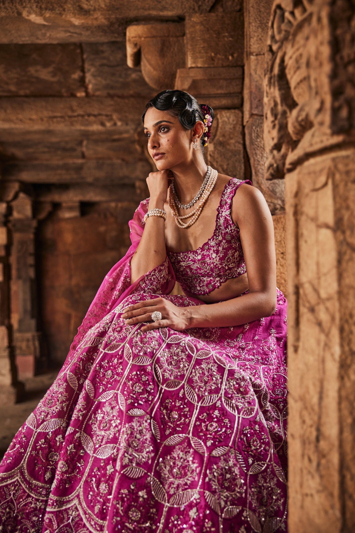 sanguine Bridal Lehenga Set