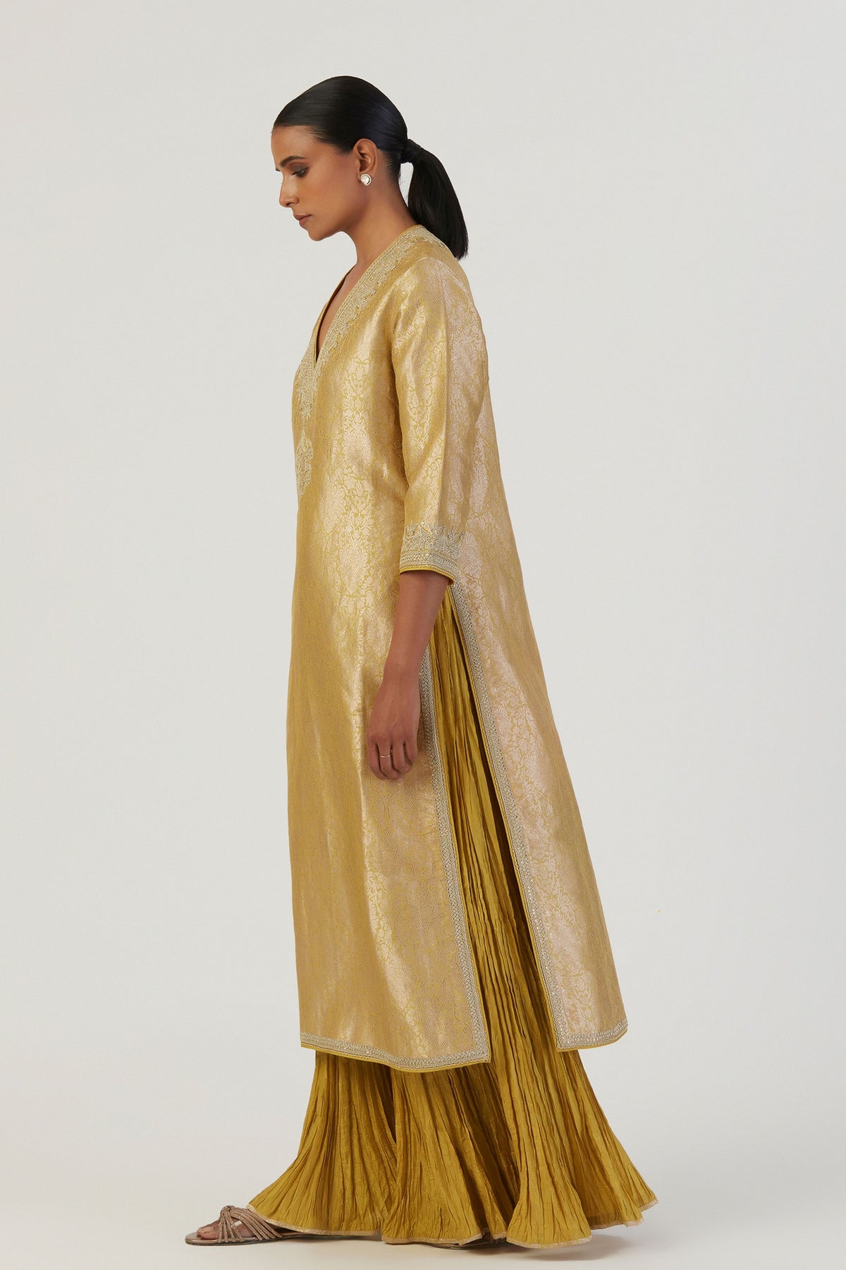 Spriha Silk Kurta and Sharara