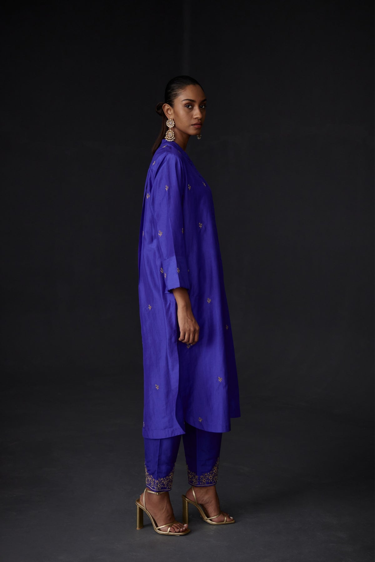 Blue Tunic &amp; Trouser Set