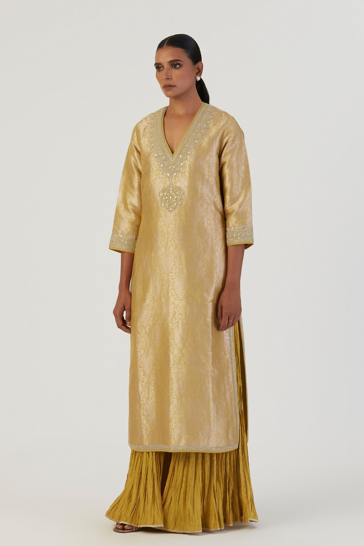 Spriha Silk Kurta and Sharara