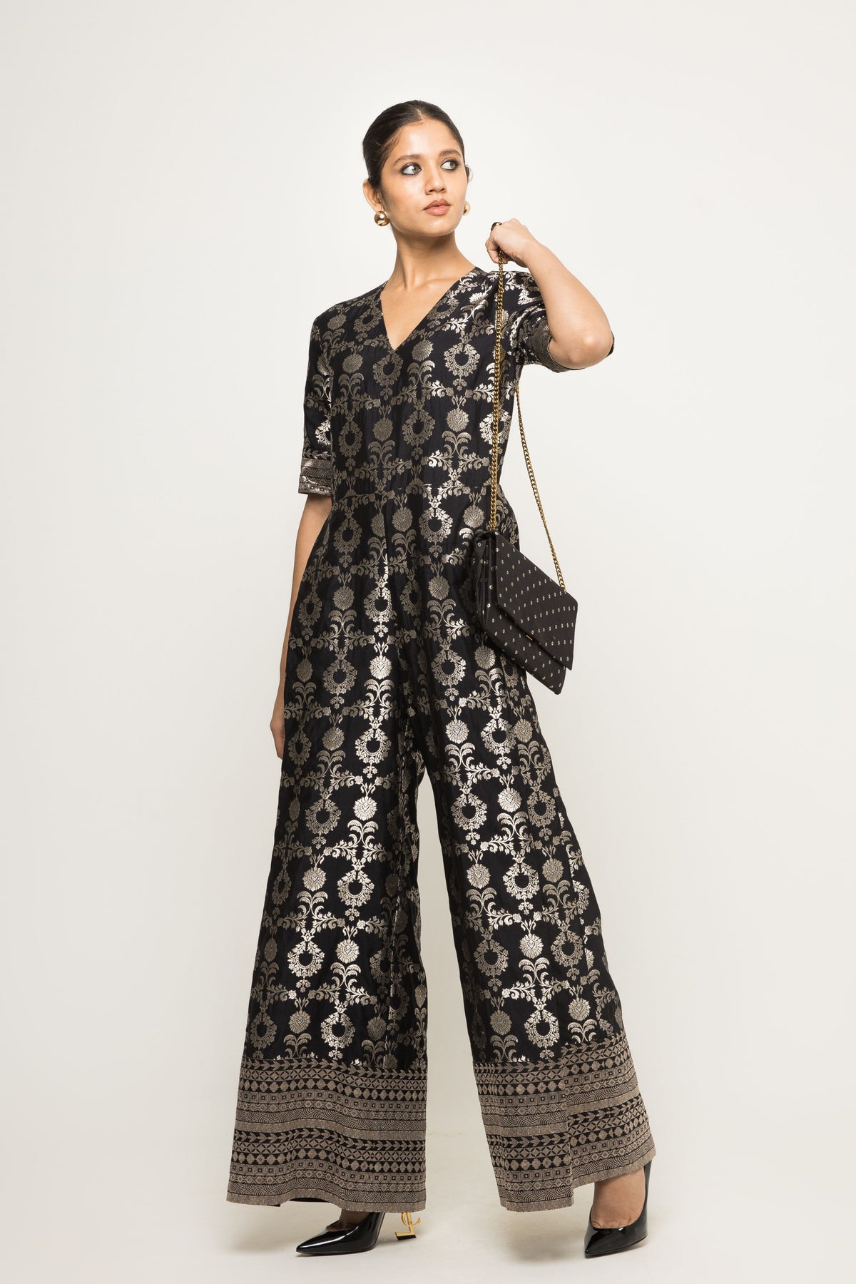 Maya Statement Black Jumpsuit