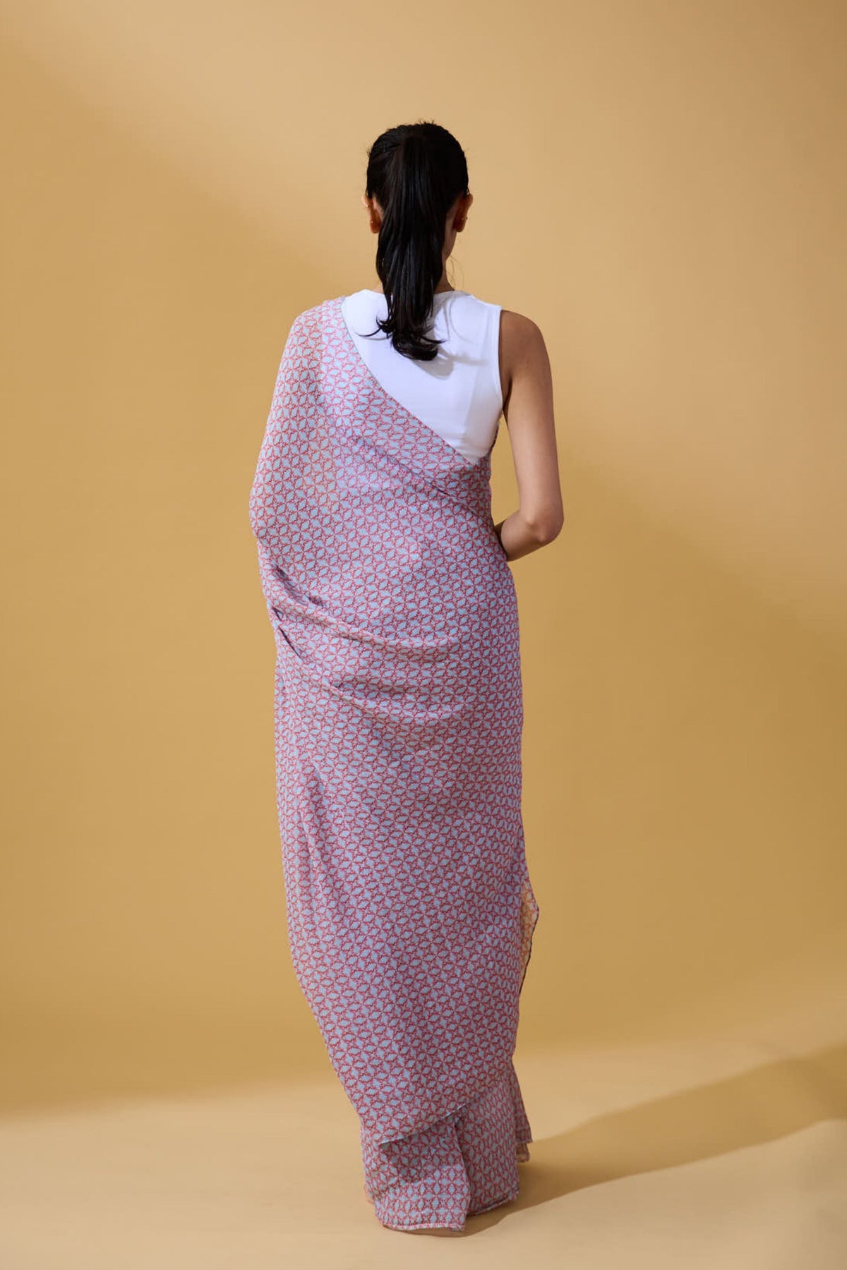 Multicolour Lobster Saree