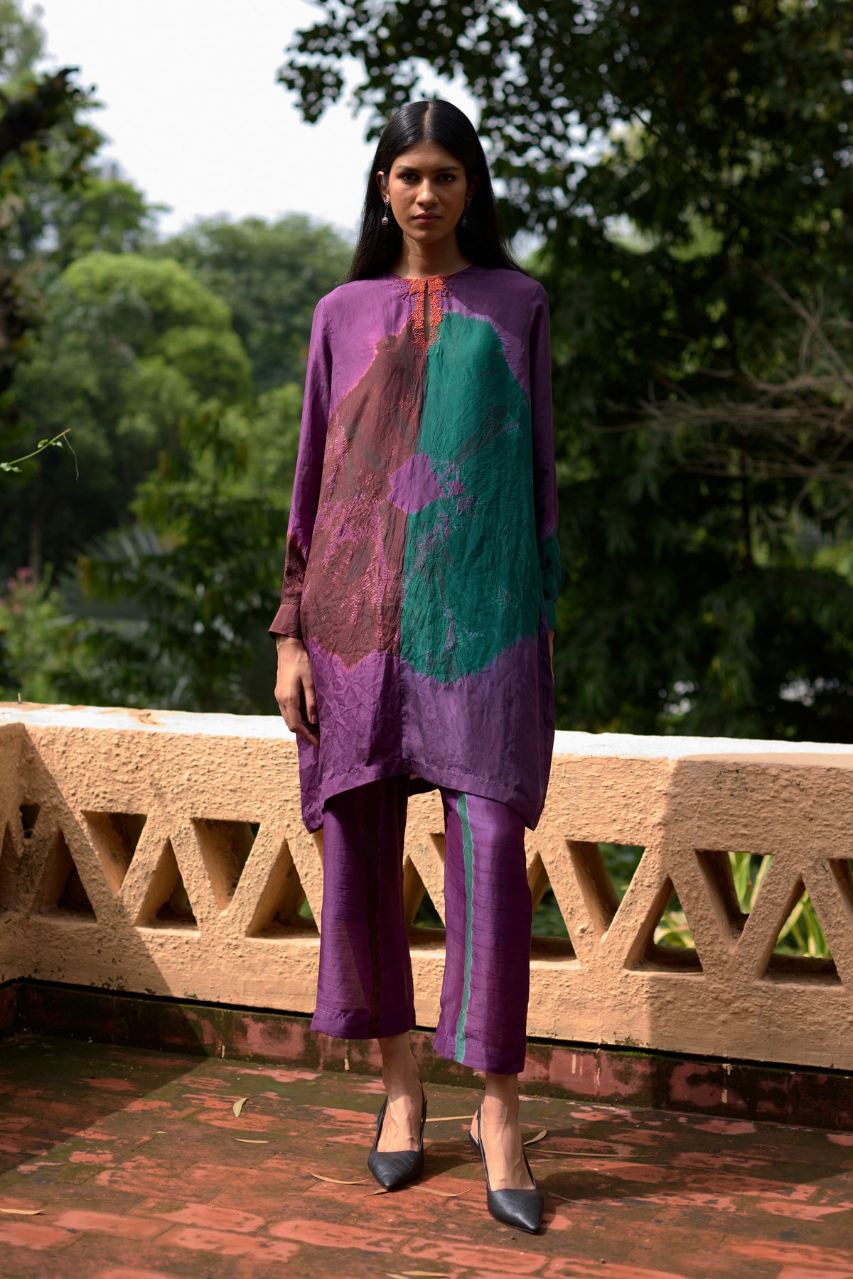 Pure Silk Tunic Set