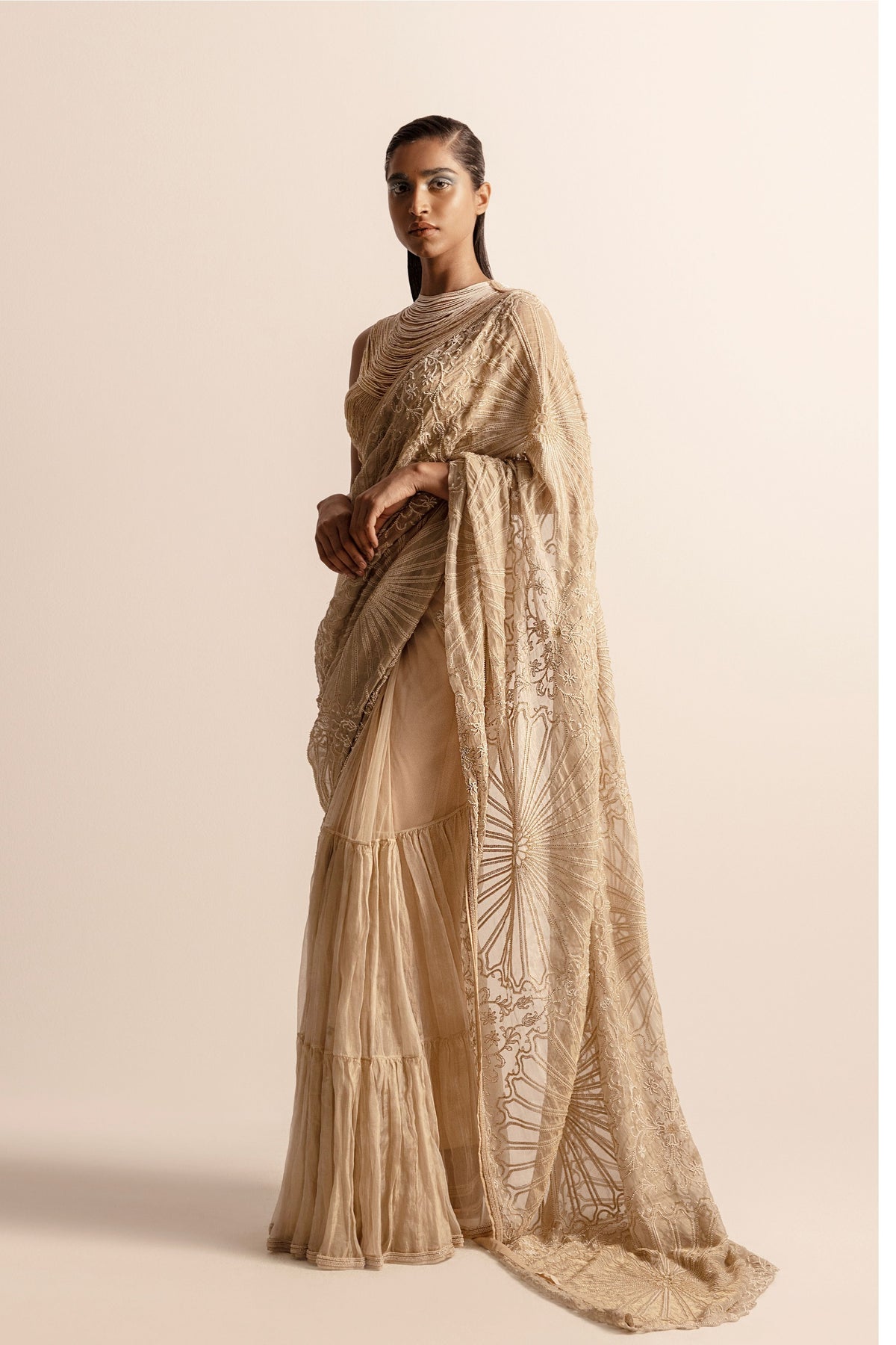 Tissue Chanderi Saree