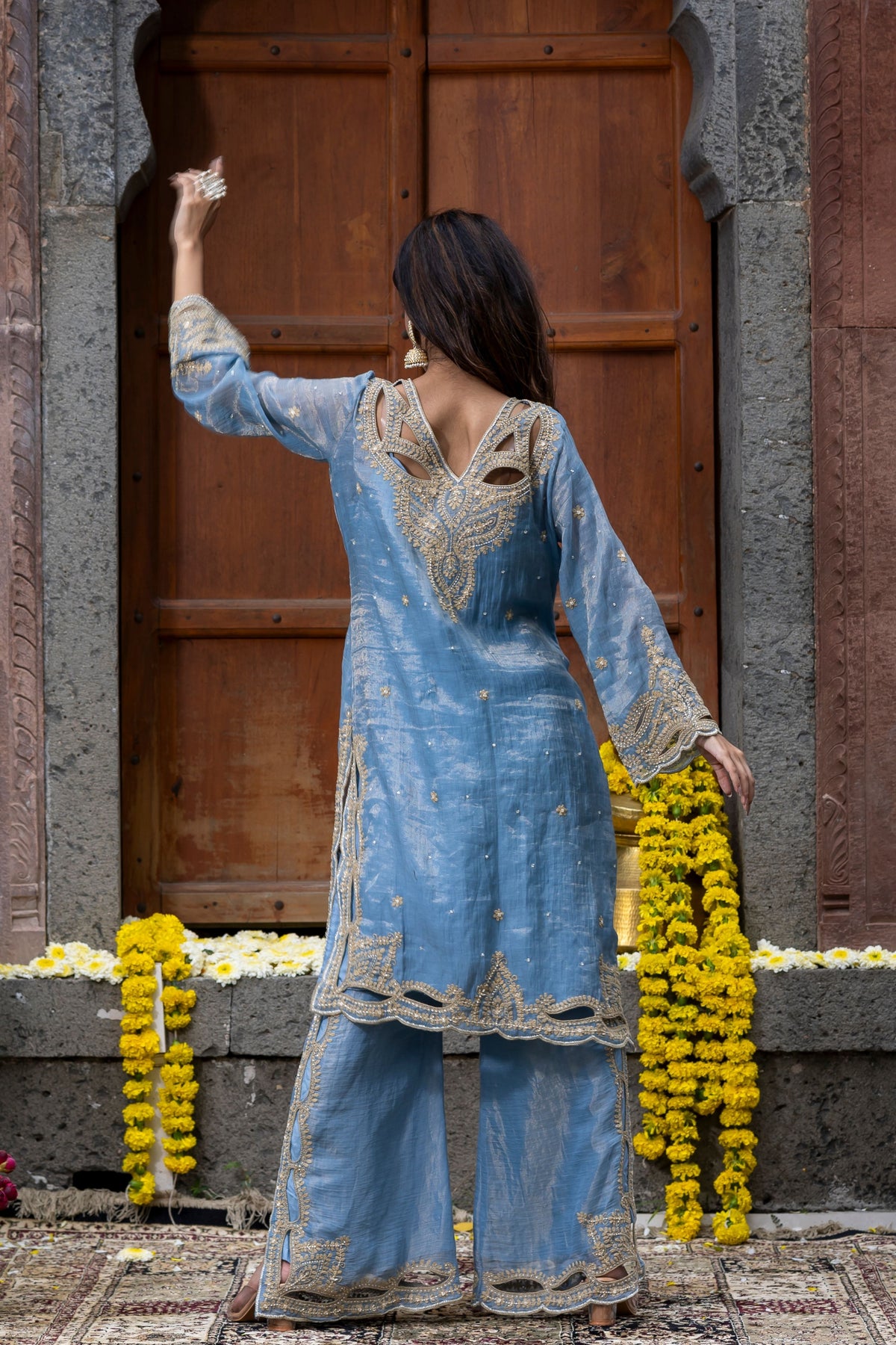 Kurta Set in Blue