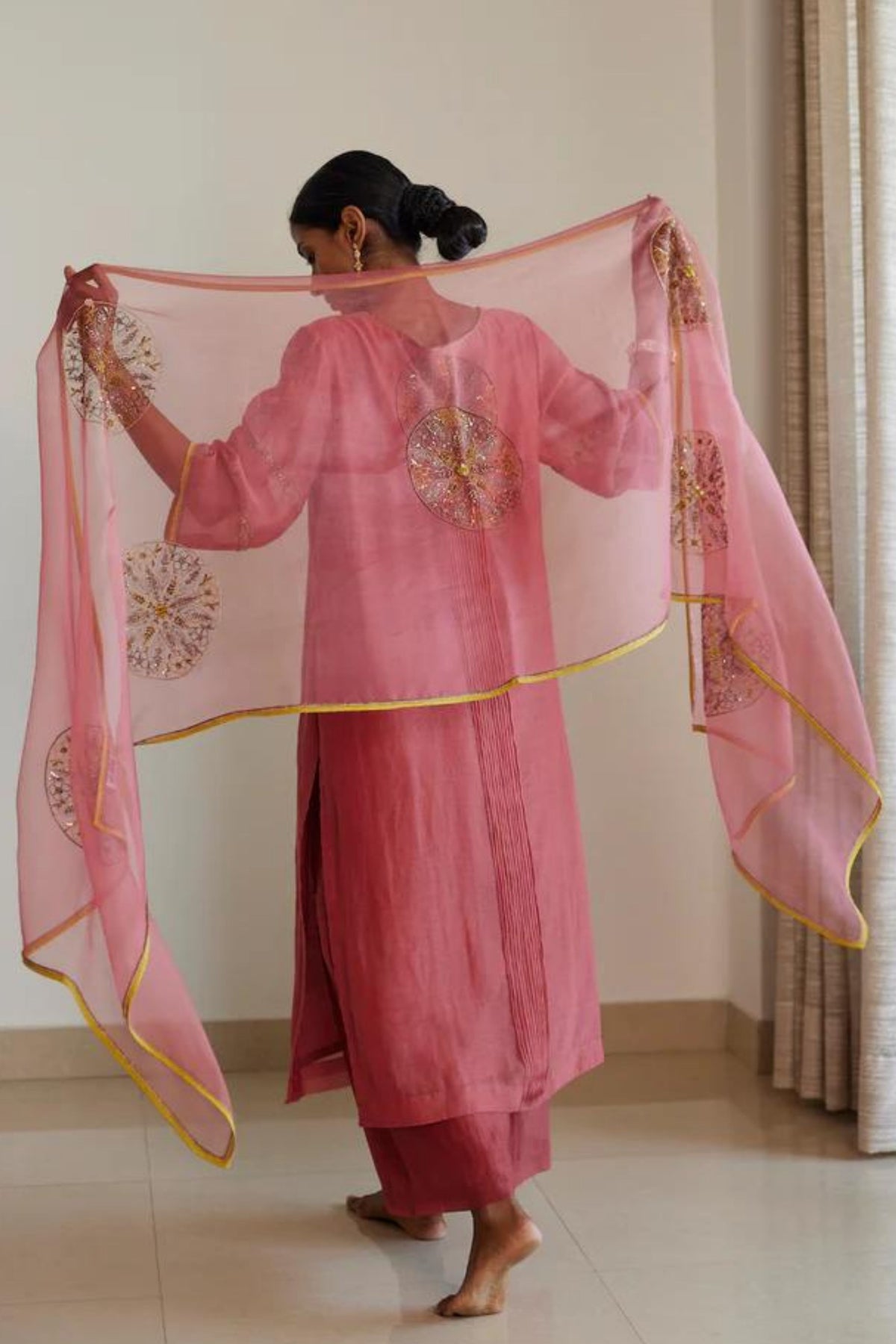 Pink Uday Kurta Set