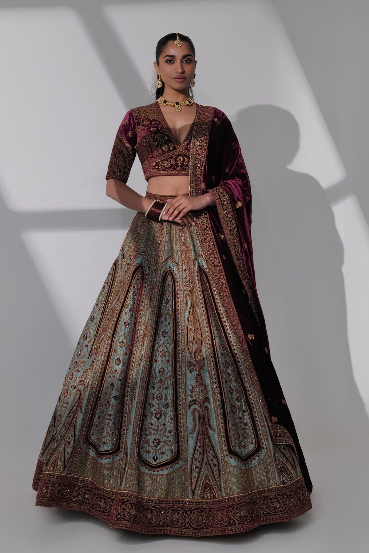 Aicha Lehenga Set