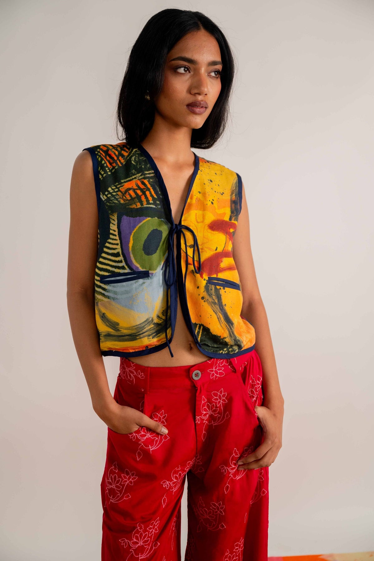 Mor Multi Colour Vest