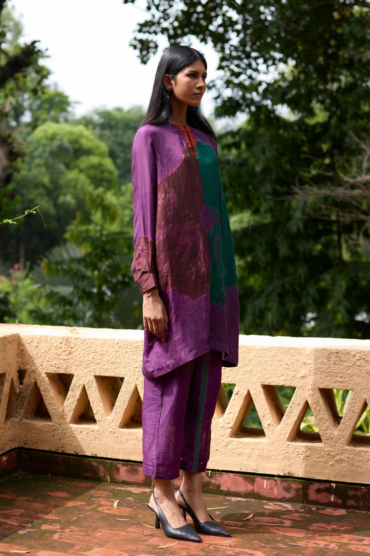 Pure Silk Tunic Set