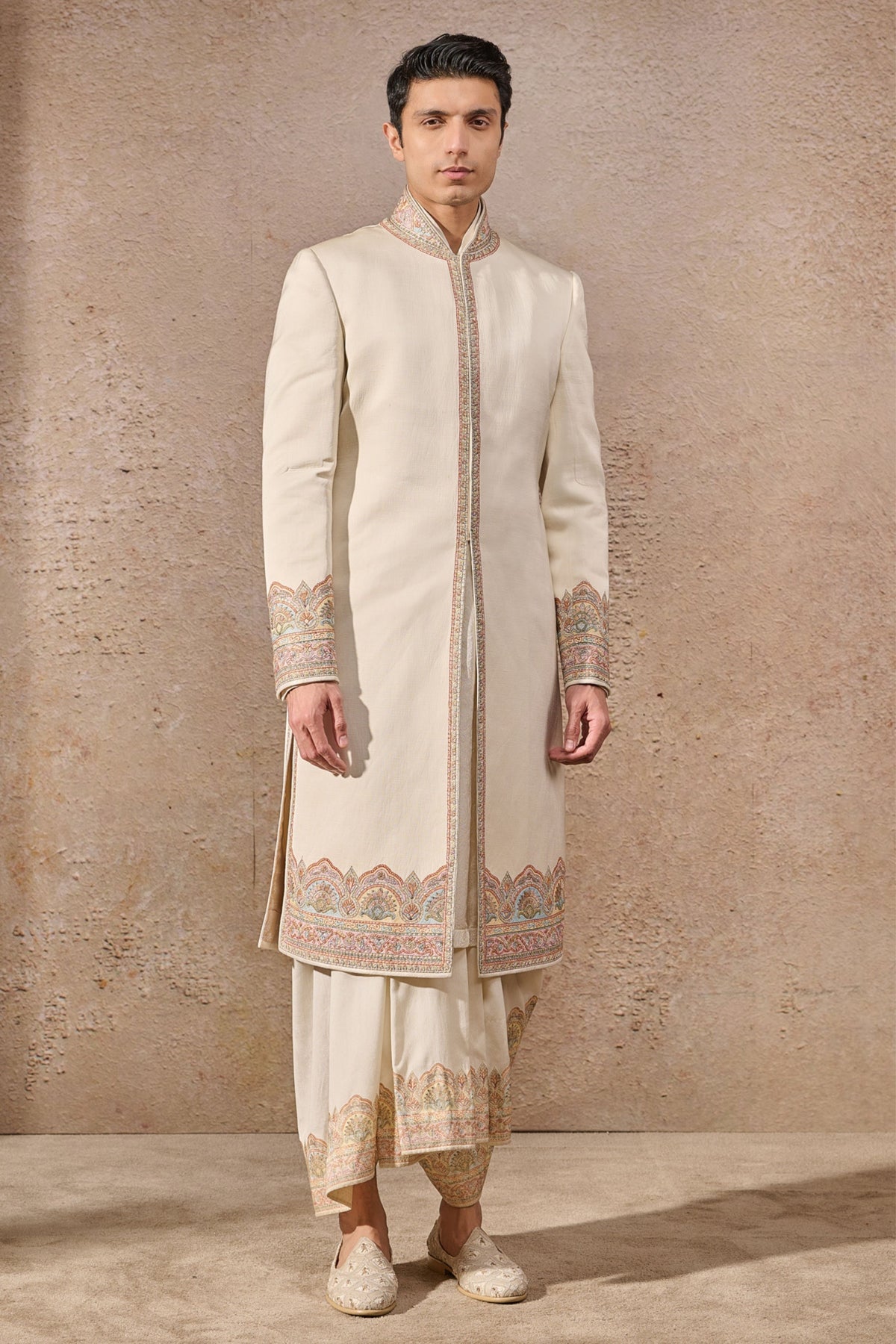 Classic Thread Work Embroidered Sherwani