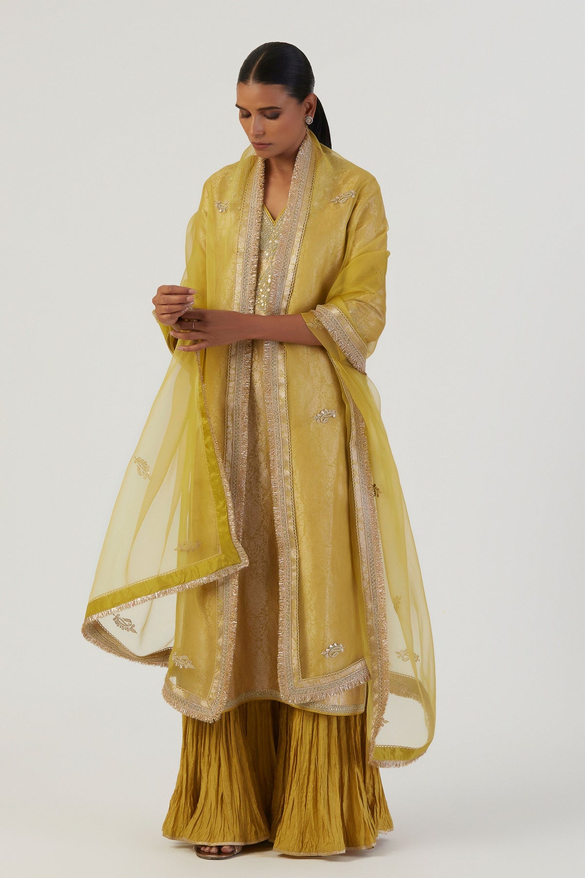 Spriha Silk Kurta and Sharara