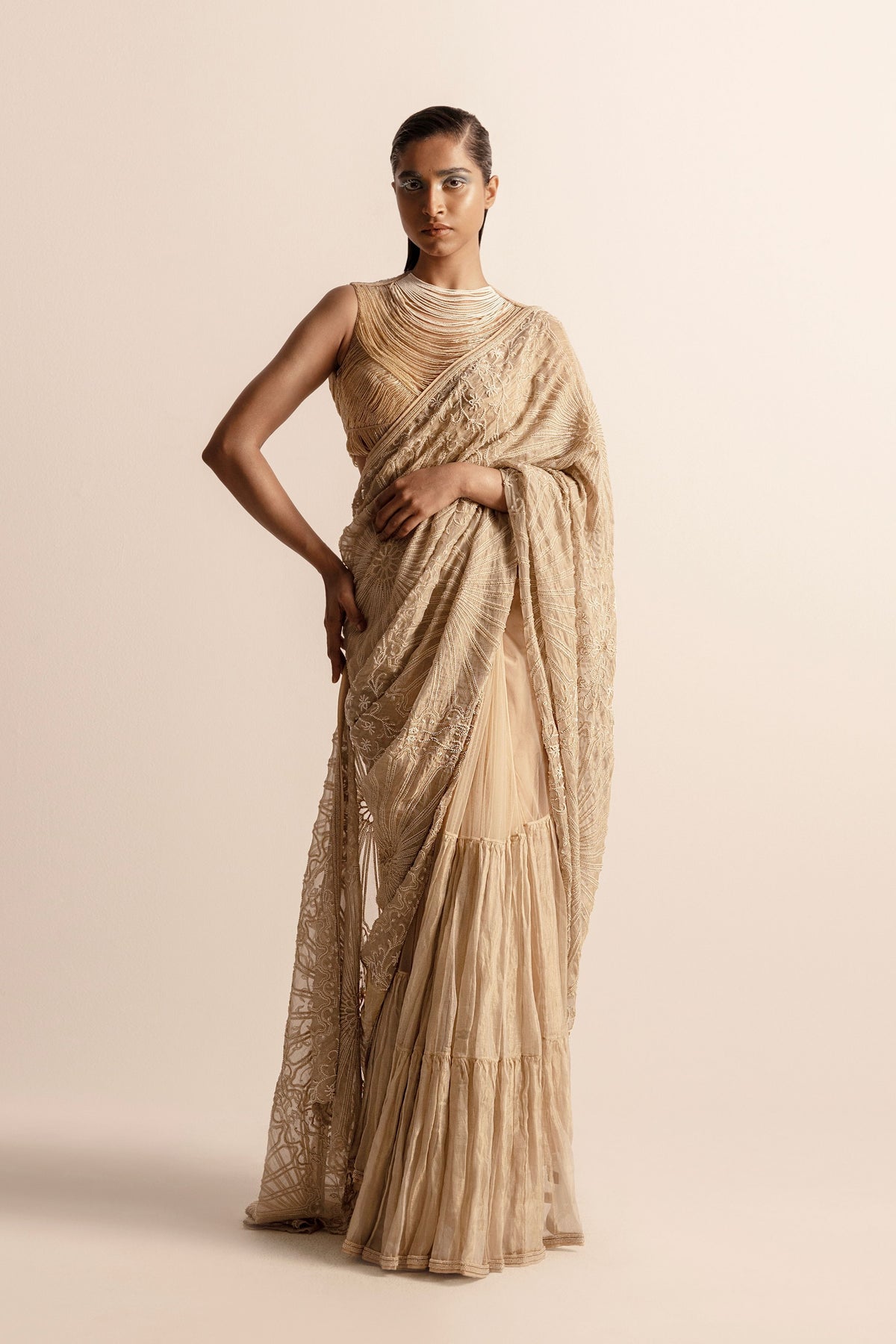 Tissue Chanderi Saree