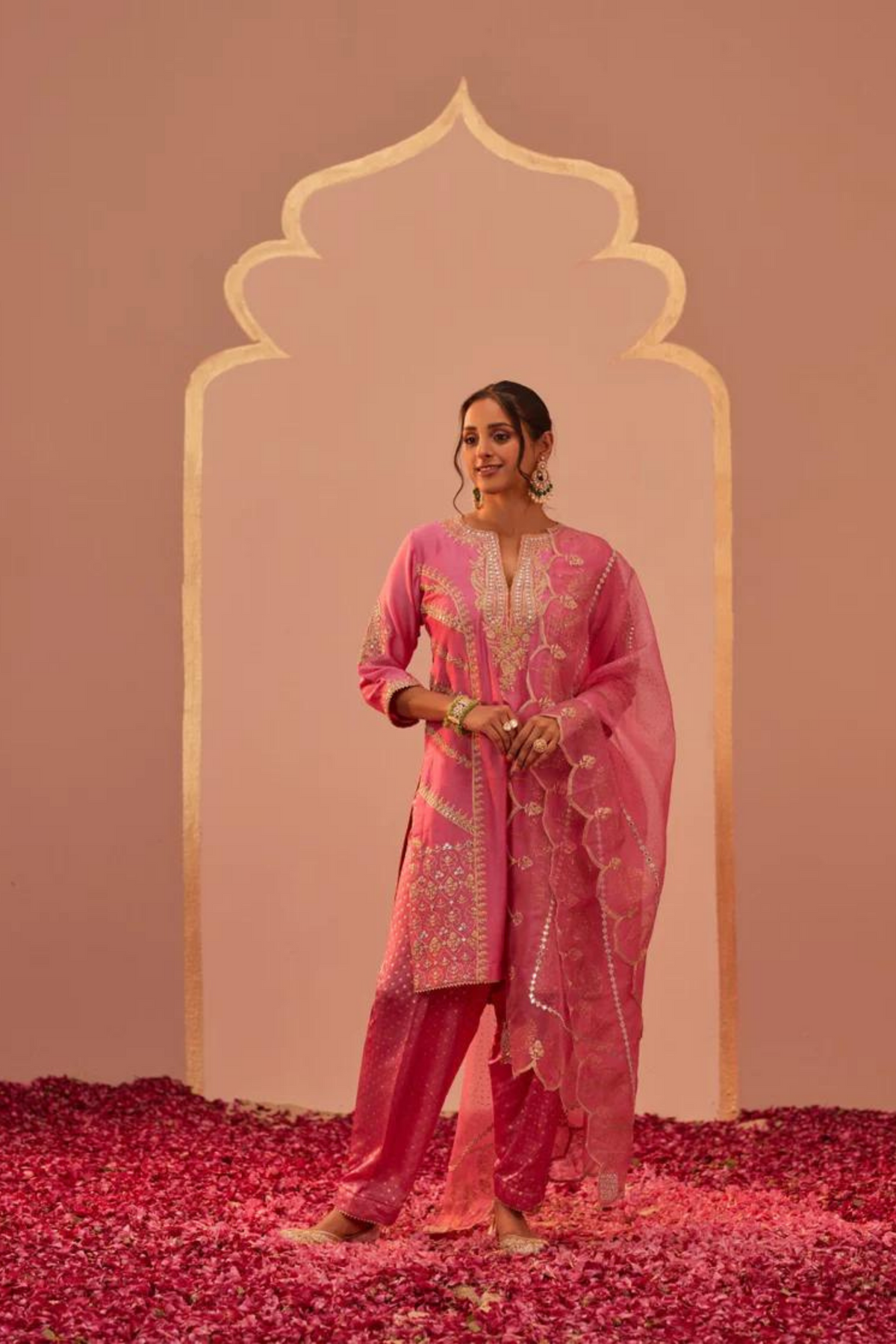 Rashida Pink Kurta Set