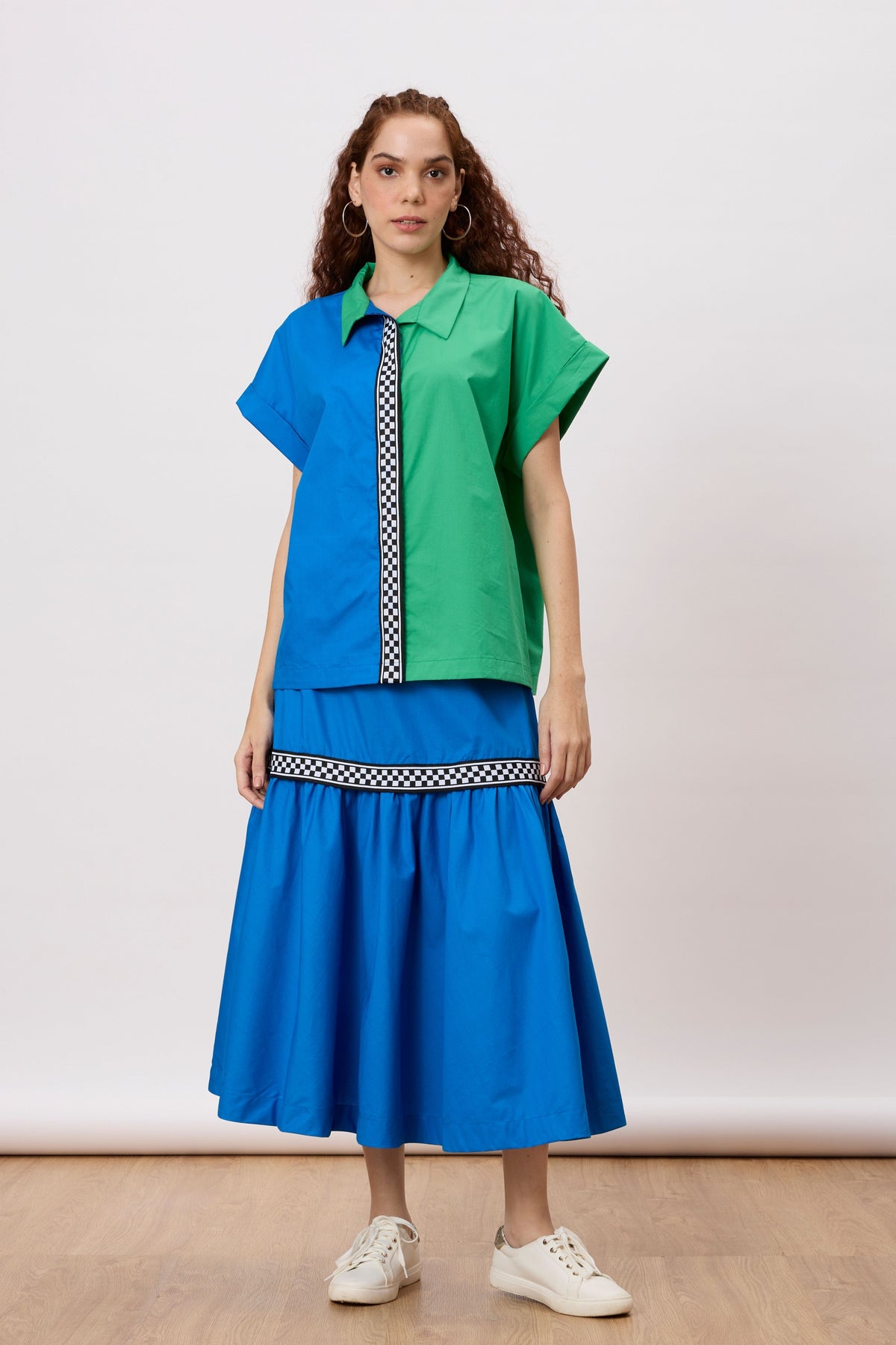 Quinn Aster Blue Skirt