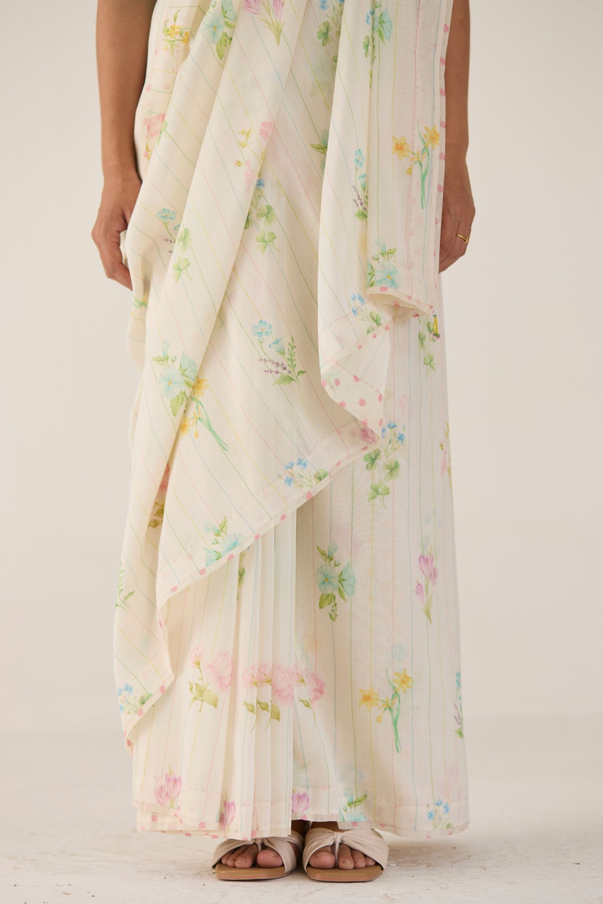 Sun Kissed Valley Silk and Cotton Chanderi Sari