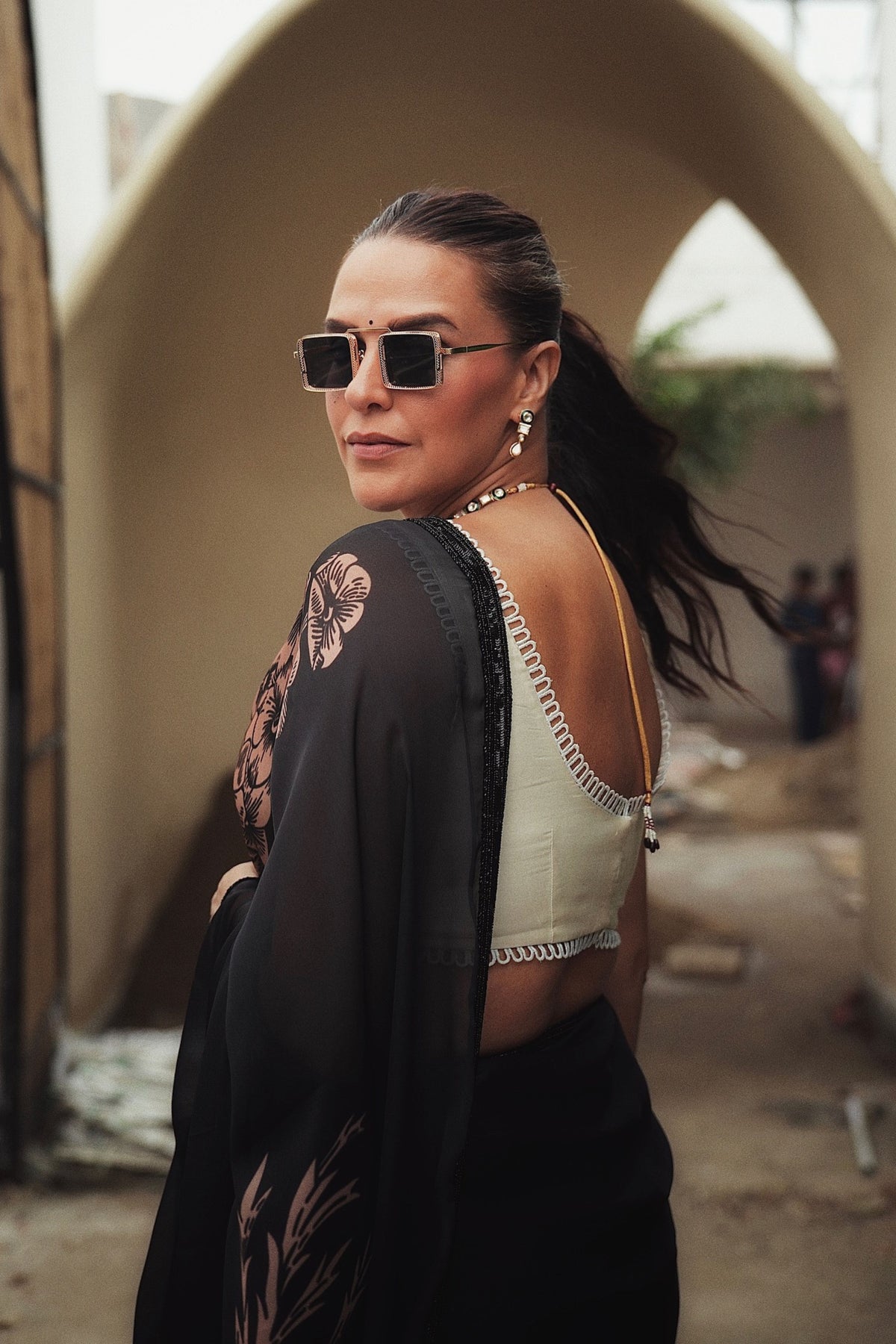 Neha Dhupia in Varun Bahl Pret