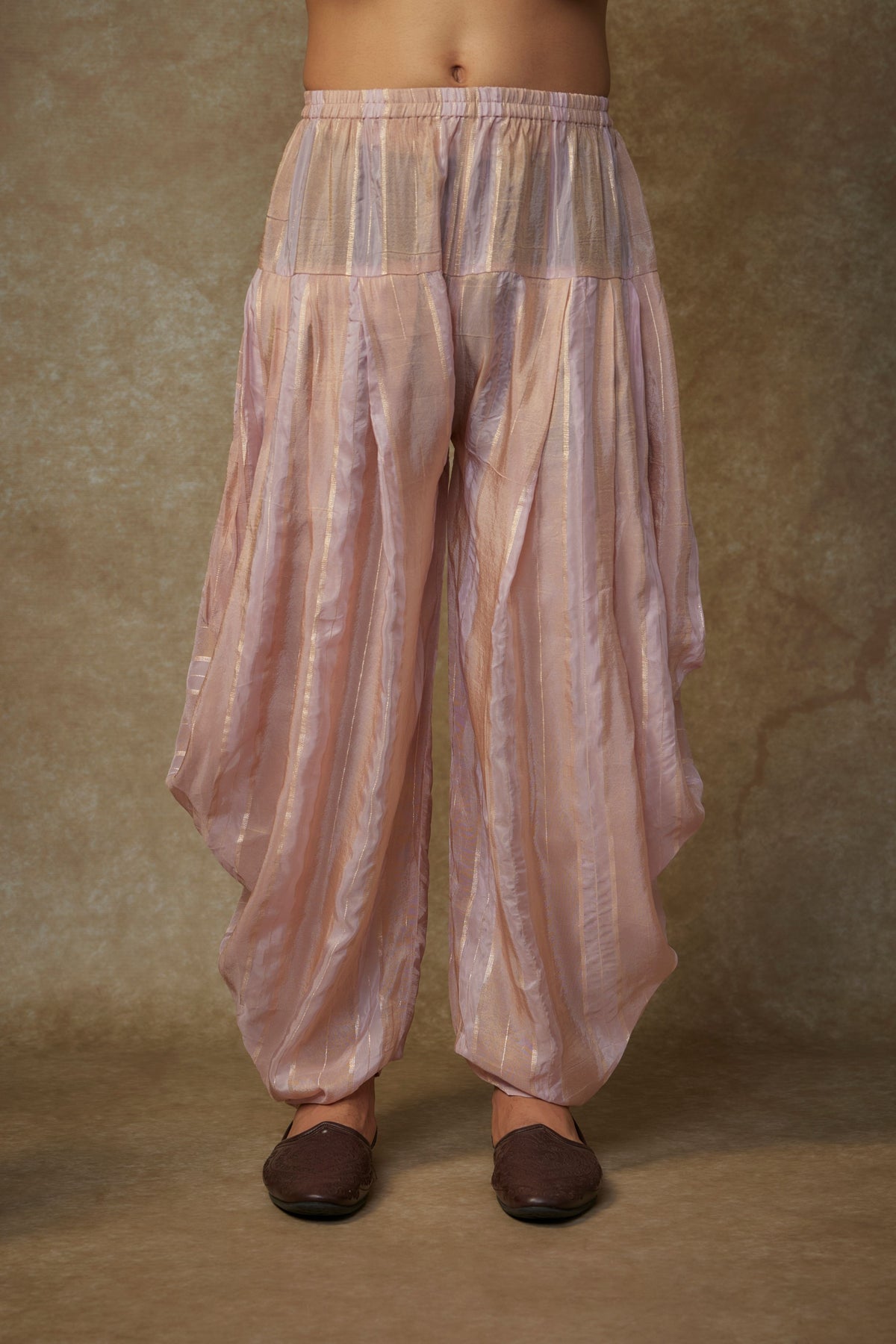 Peach Embroidered Kurta Set