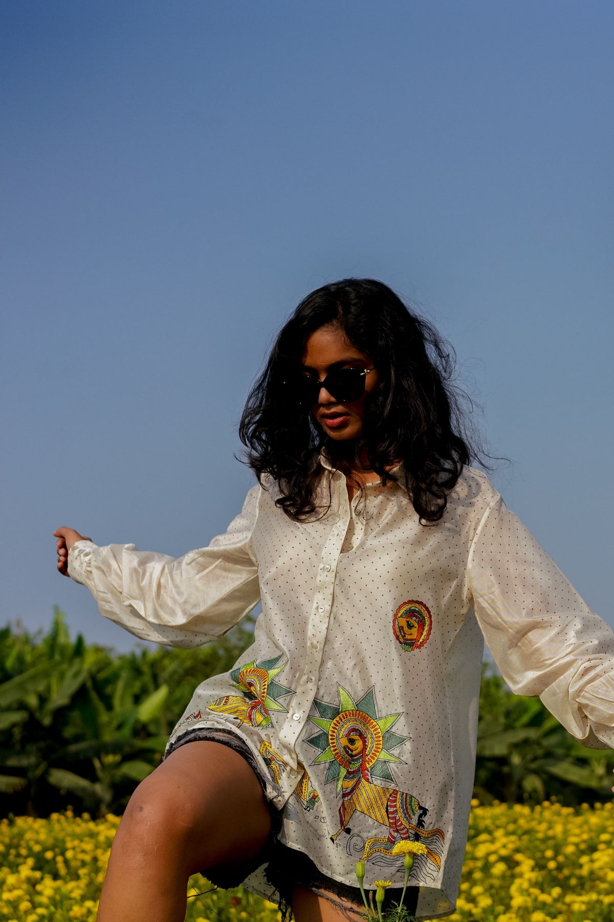 Gaia Shirt In Ivory