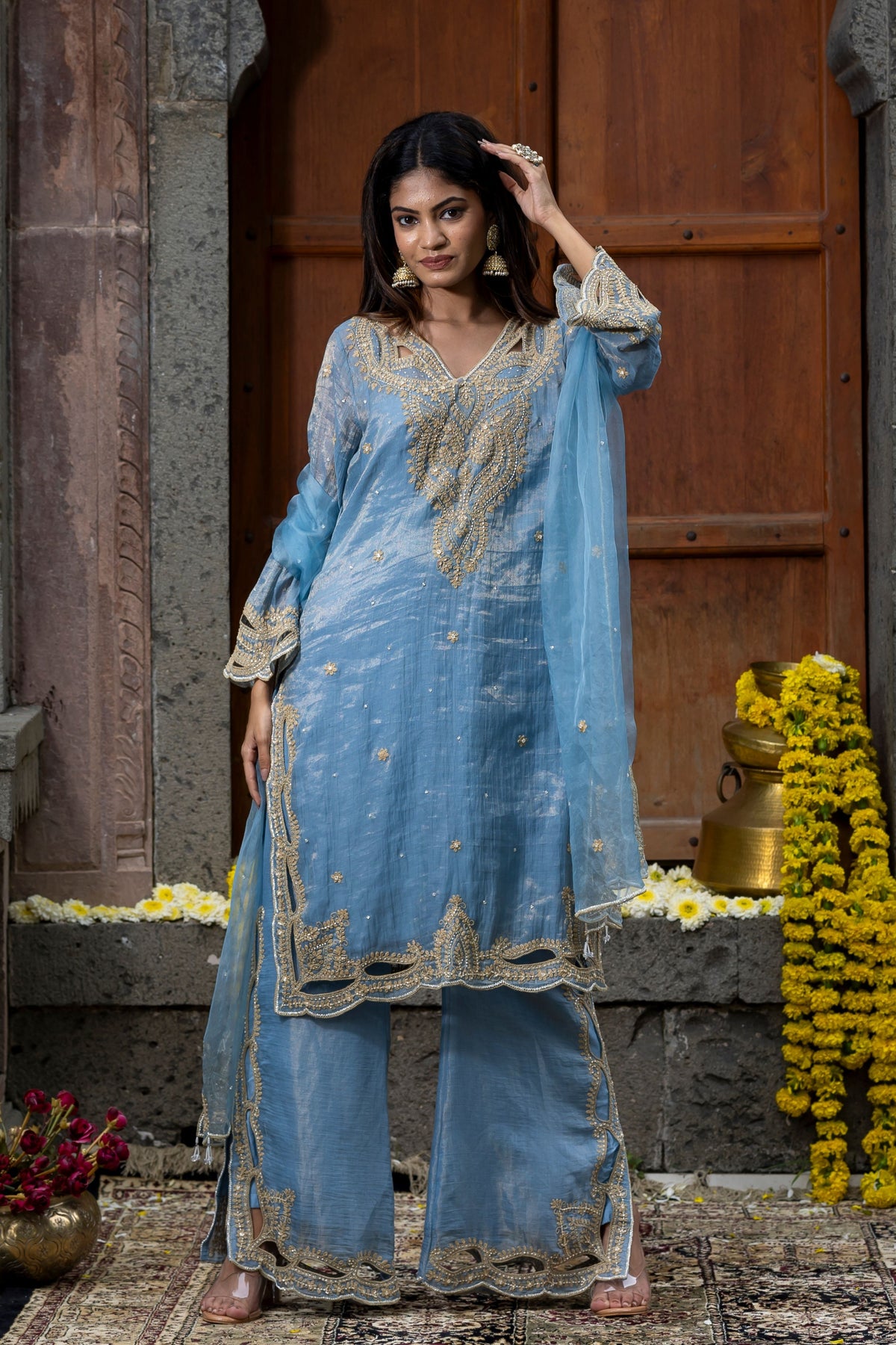 Kurta Set in Blue