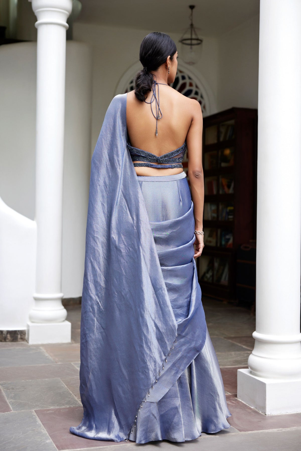 Chloe Draped Saree Set