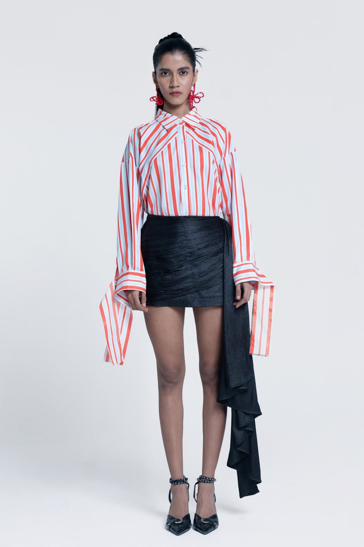 Sunset Stripes Oversized Shirt