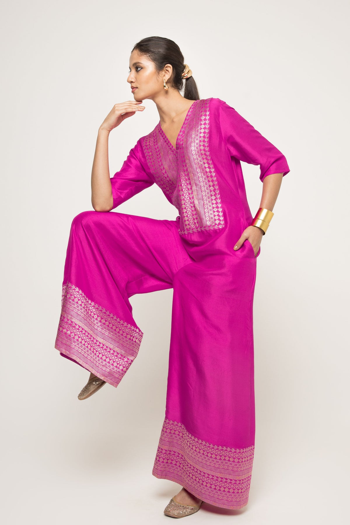 Sayra Statement Pink Jumpsuit