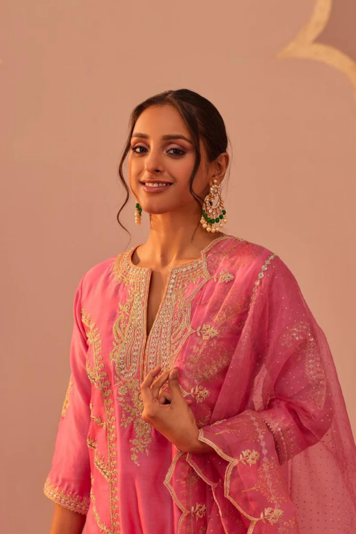 Rashida Pink Kurta Set