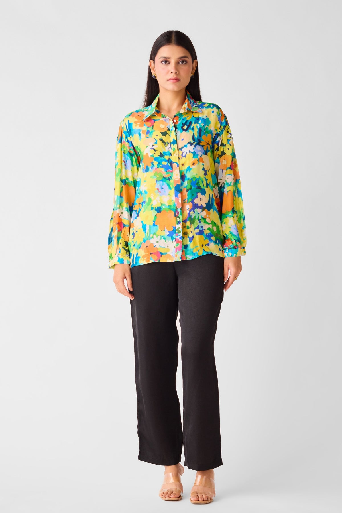 Multi Muslin Floral Shirt