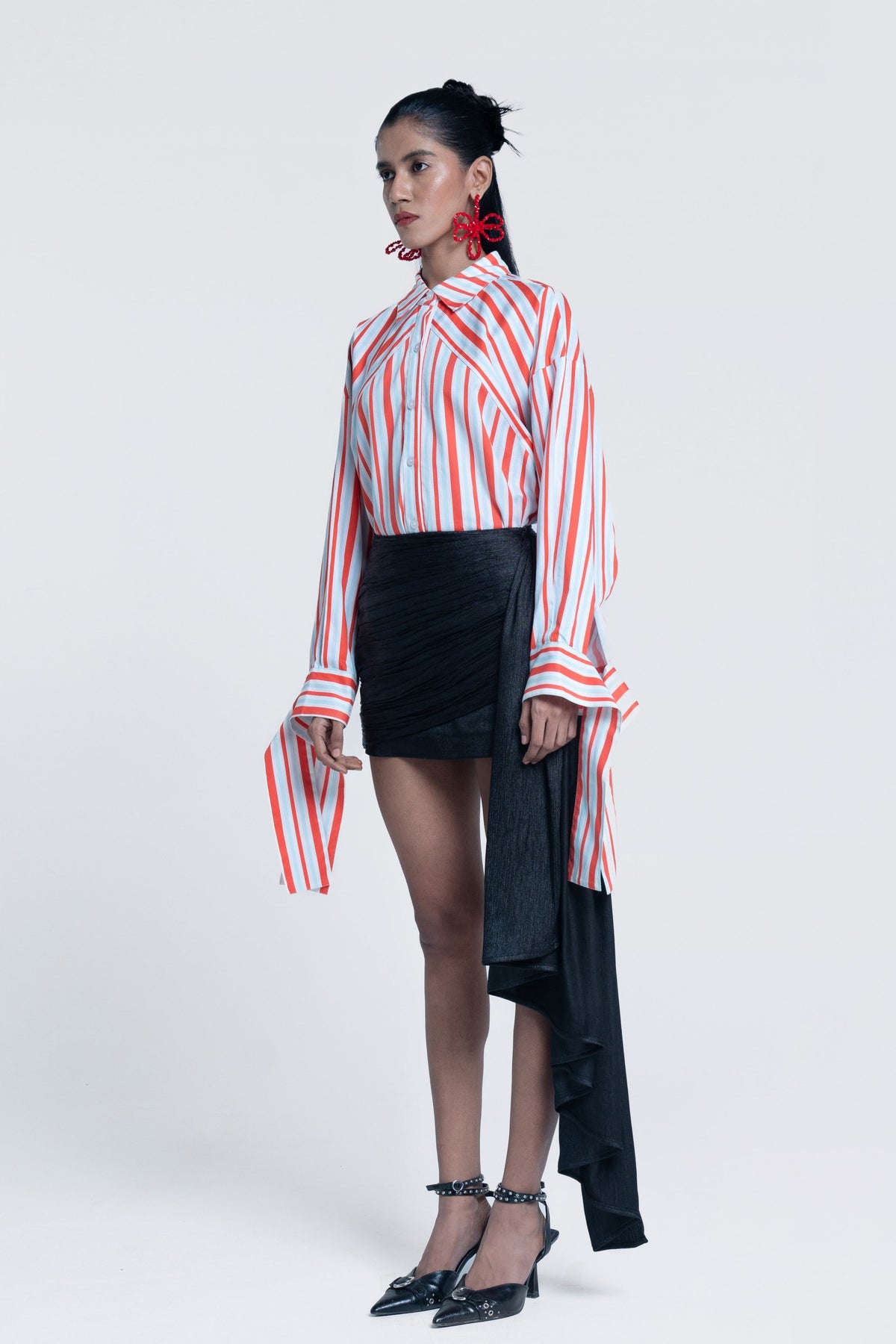 Sunset Stripes Oversized Shirt