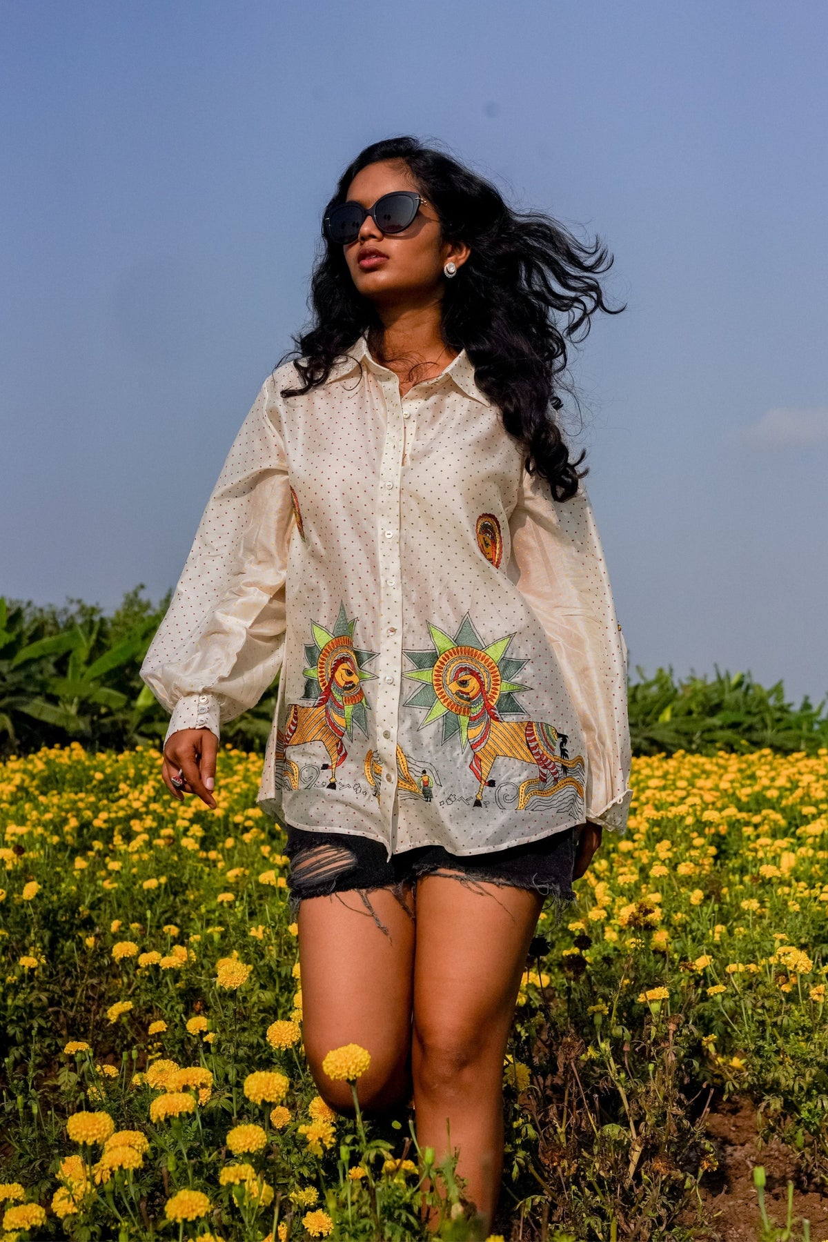 Gaia Shirt In Ivory