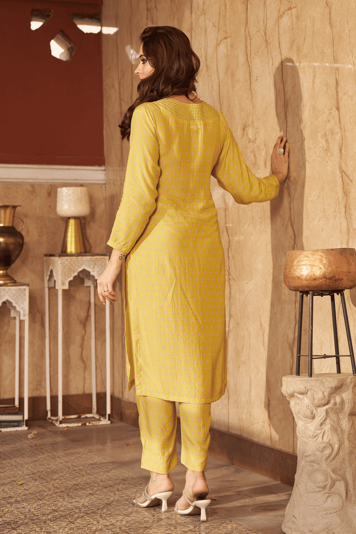 Bia Lime Kurta Set