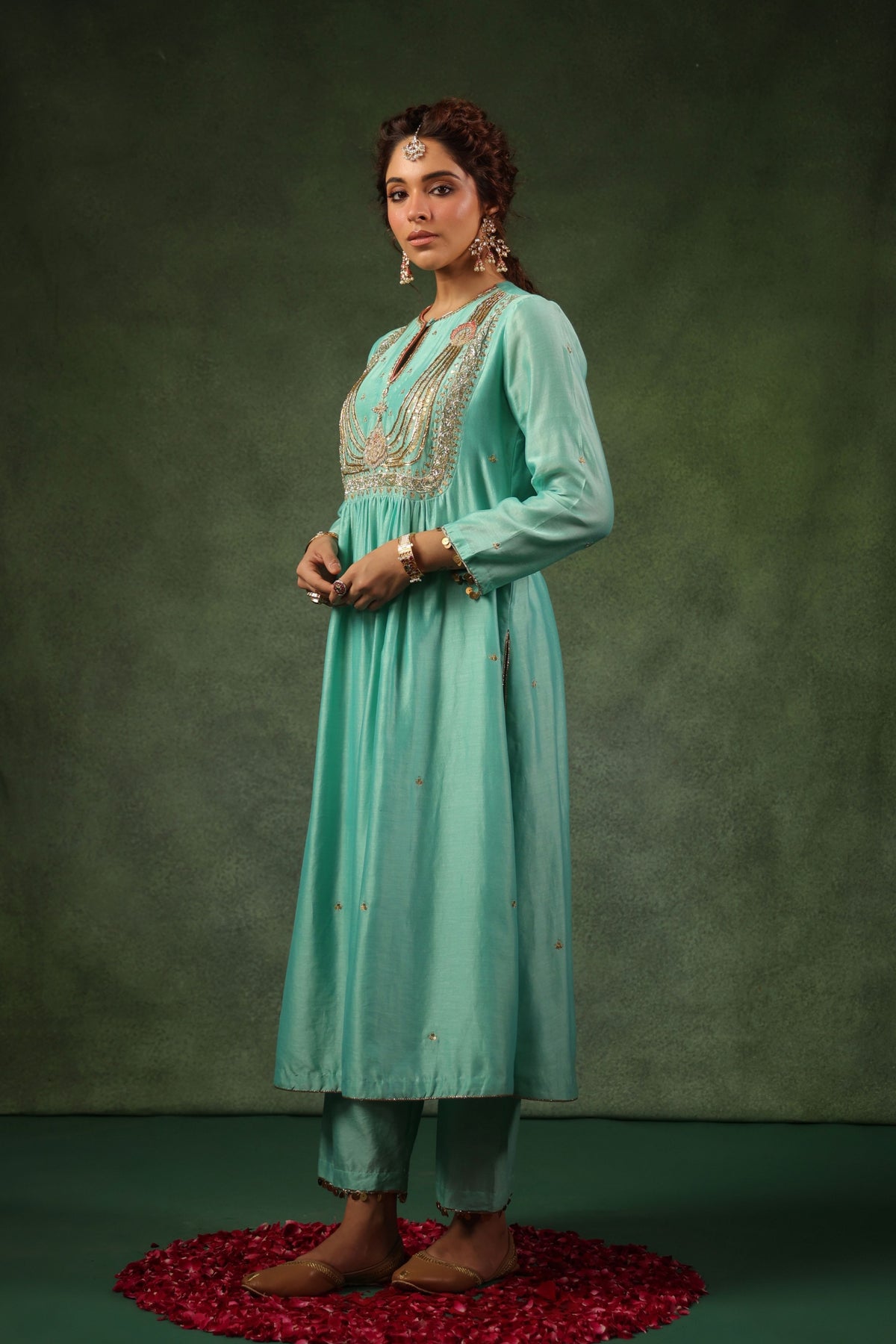 Blue Neela Kurta Set