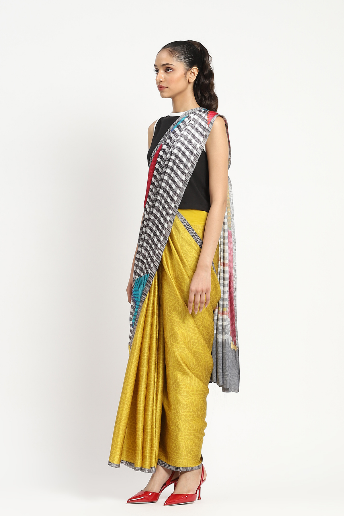 Blocked Printed Saree