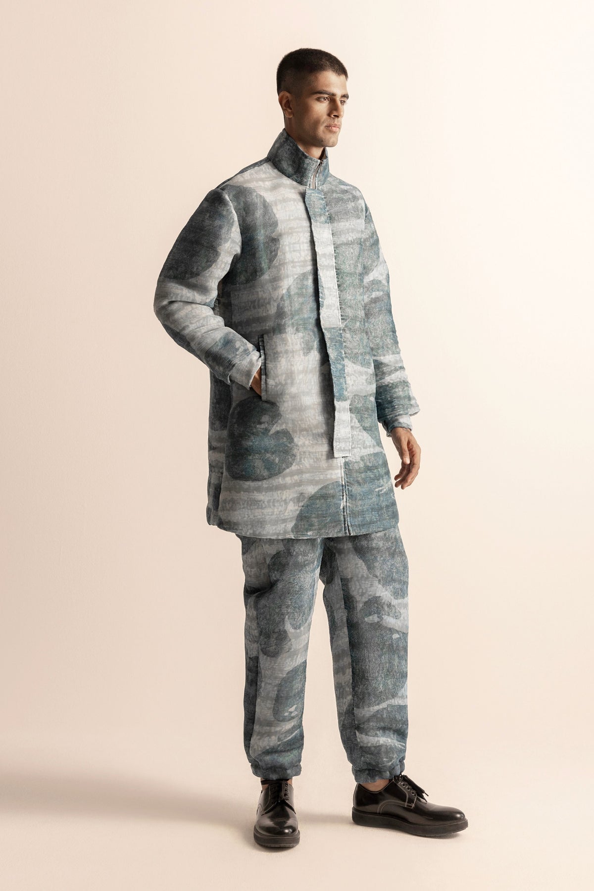 Nadru Printed Jacket Co-ord Set