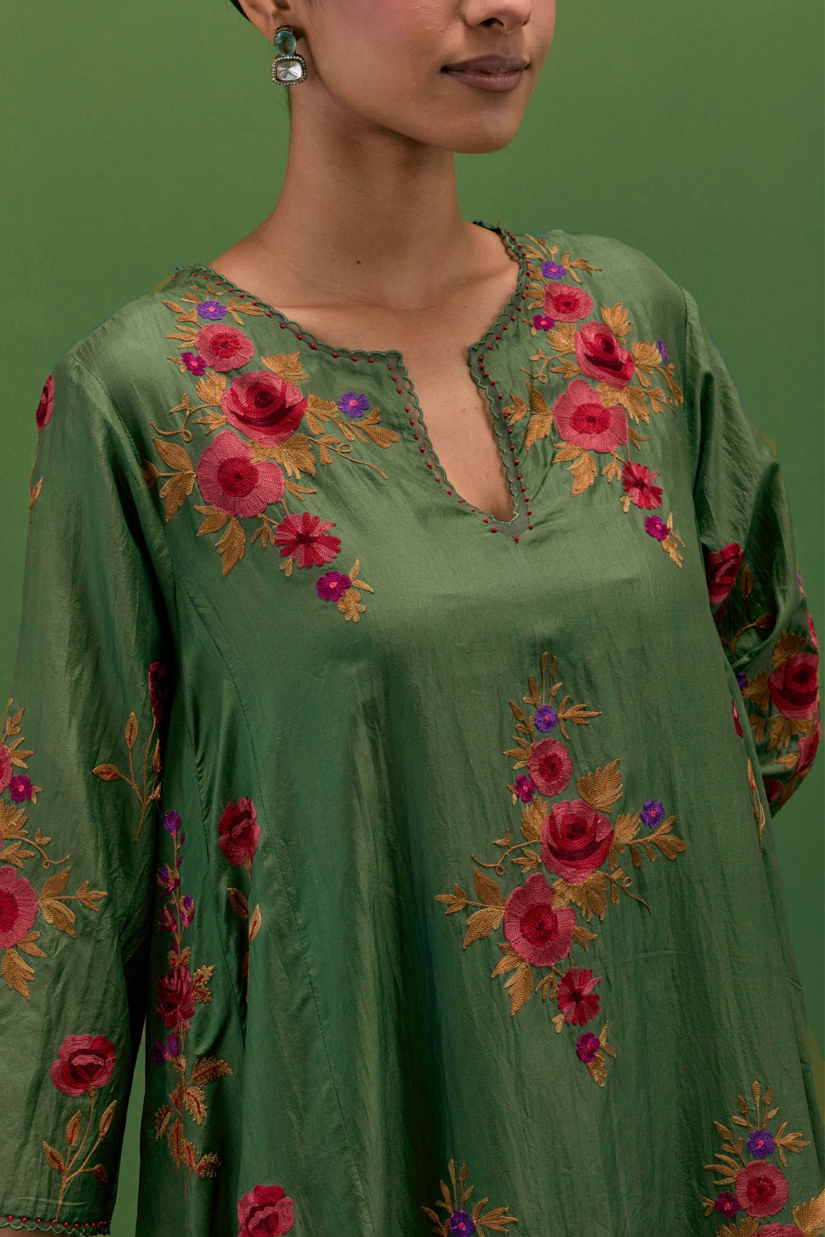 Brunswick Green Kurta Set