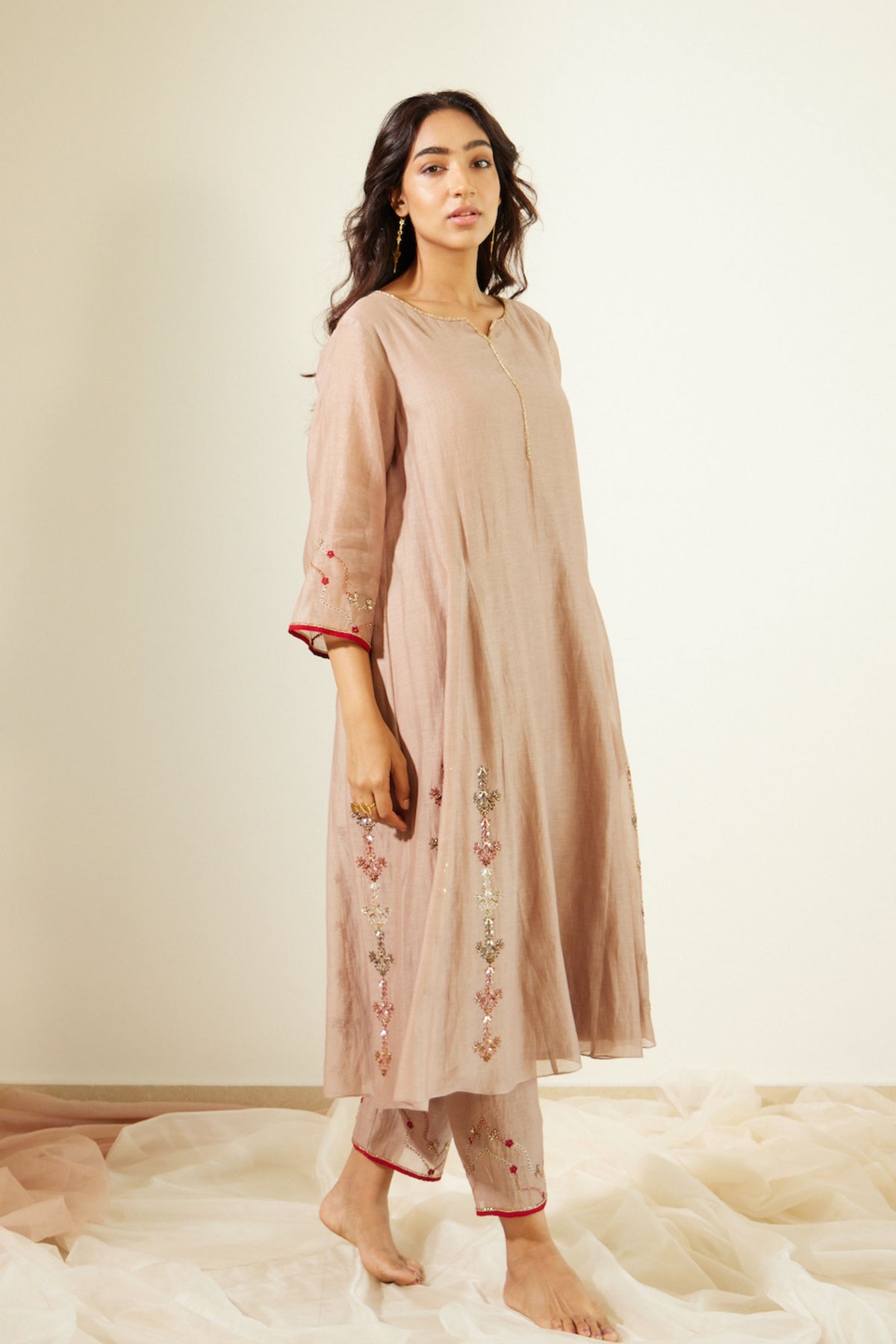 Grey Vrinda Kurta