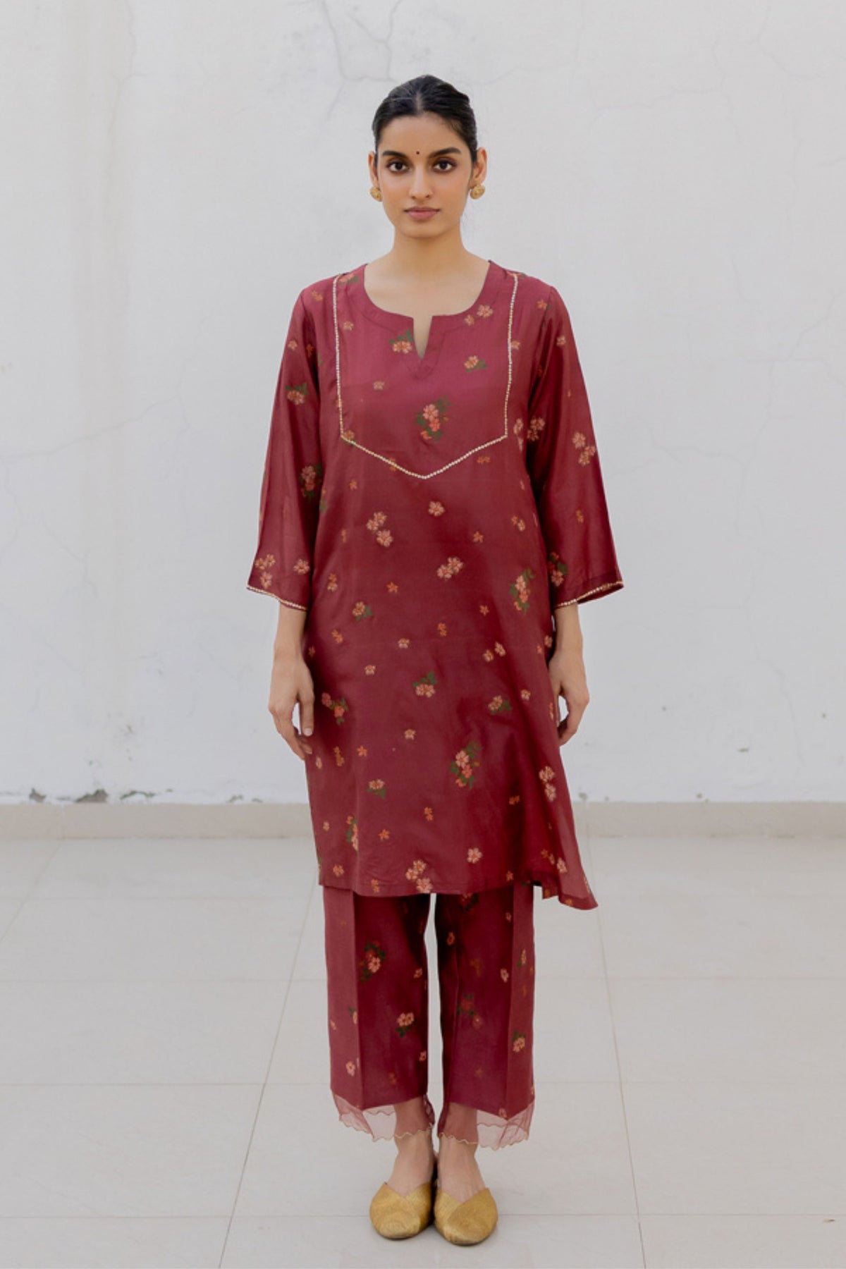 Silk Hazel Tunic Set