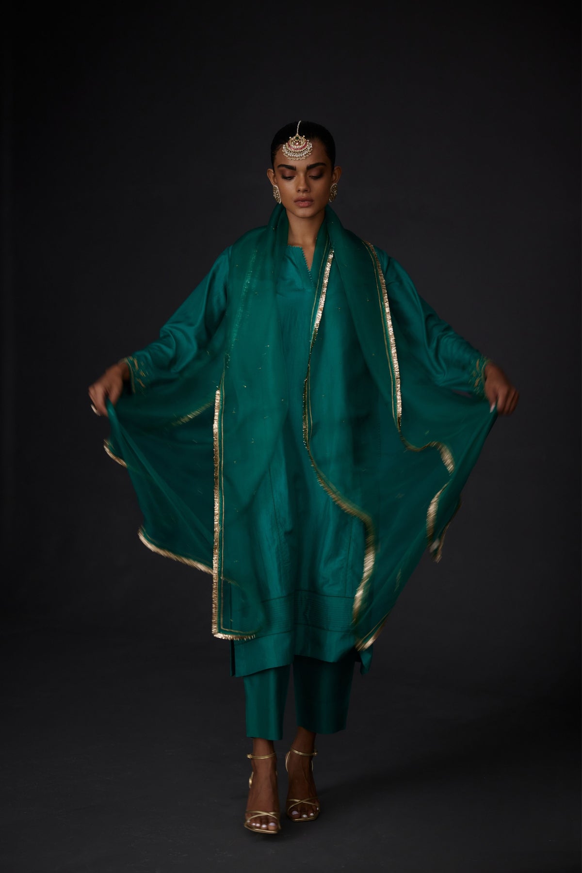 Embroidered Tunic With Trouser