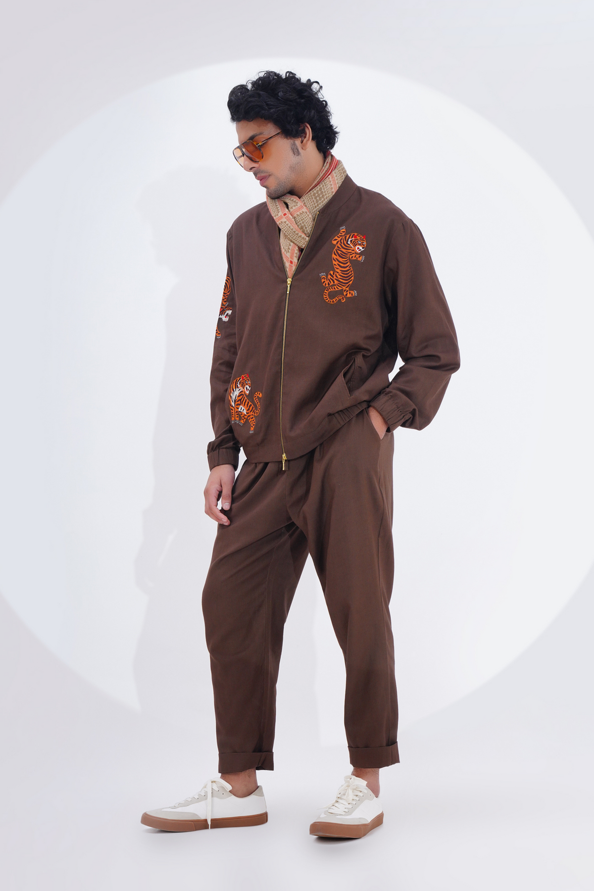 Chocolate Bomber Jacket