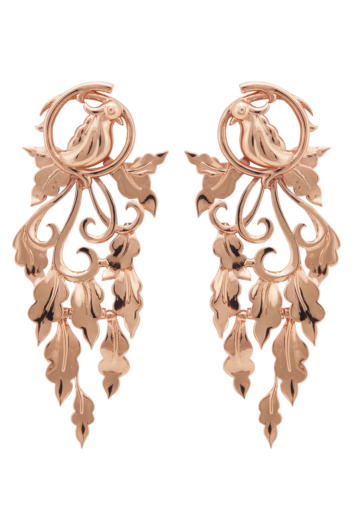 Birds of paradise earrings