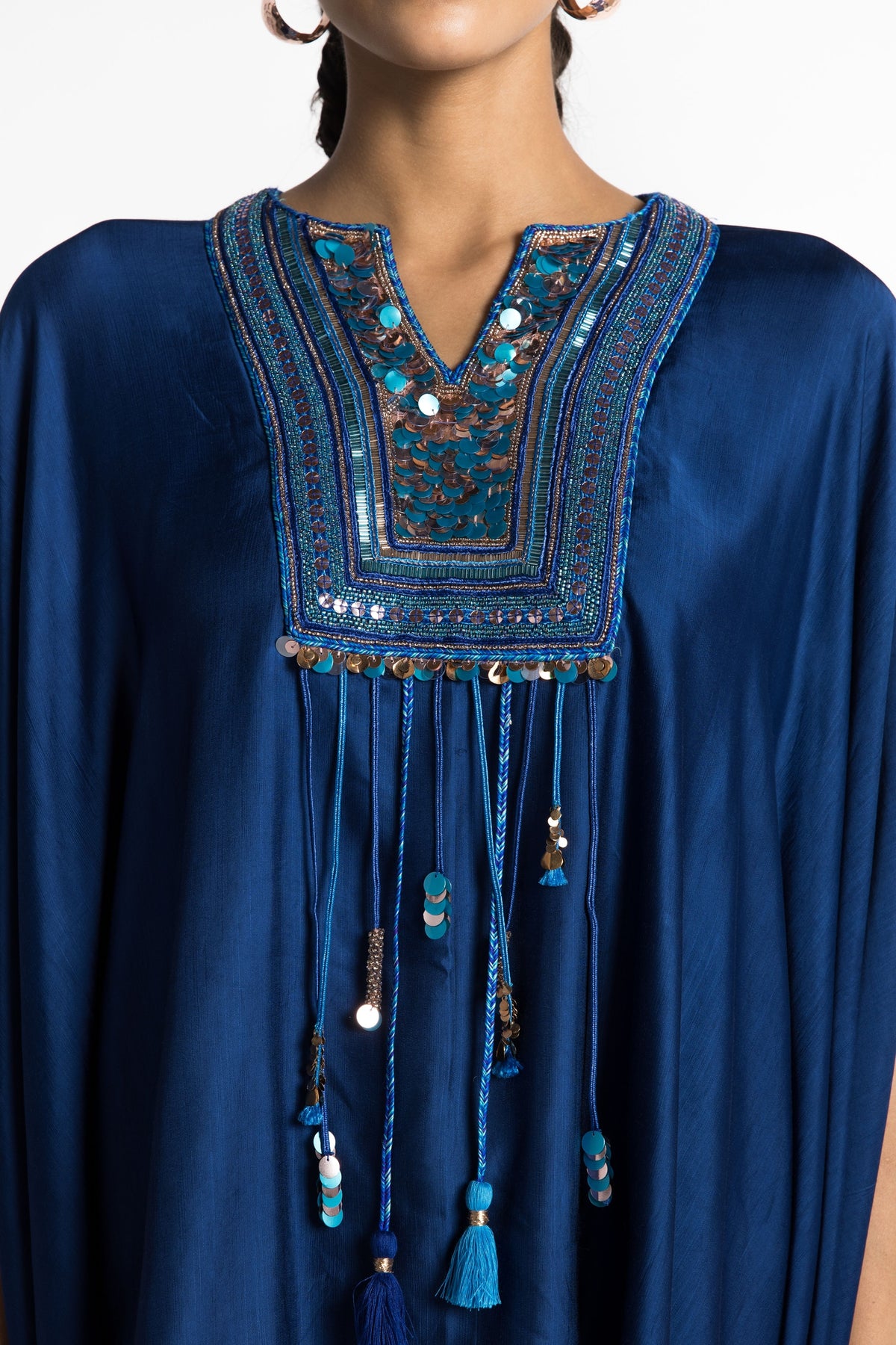 Sapphire Poncho Set