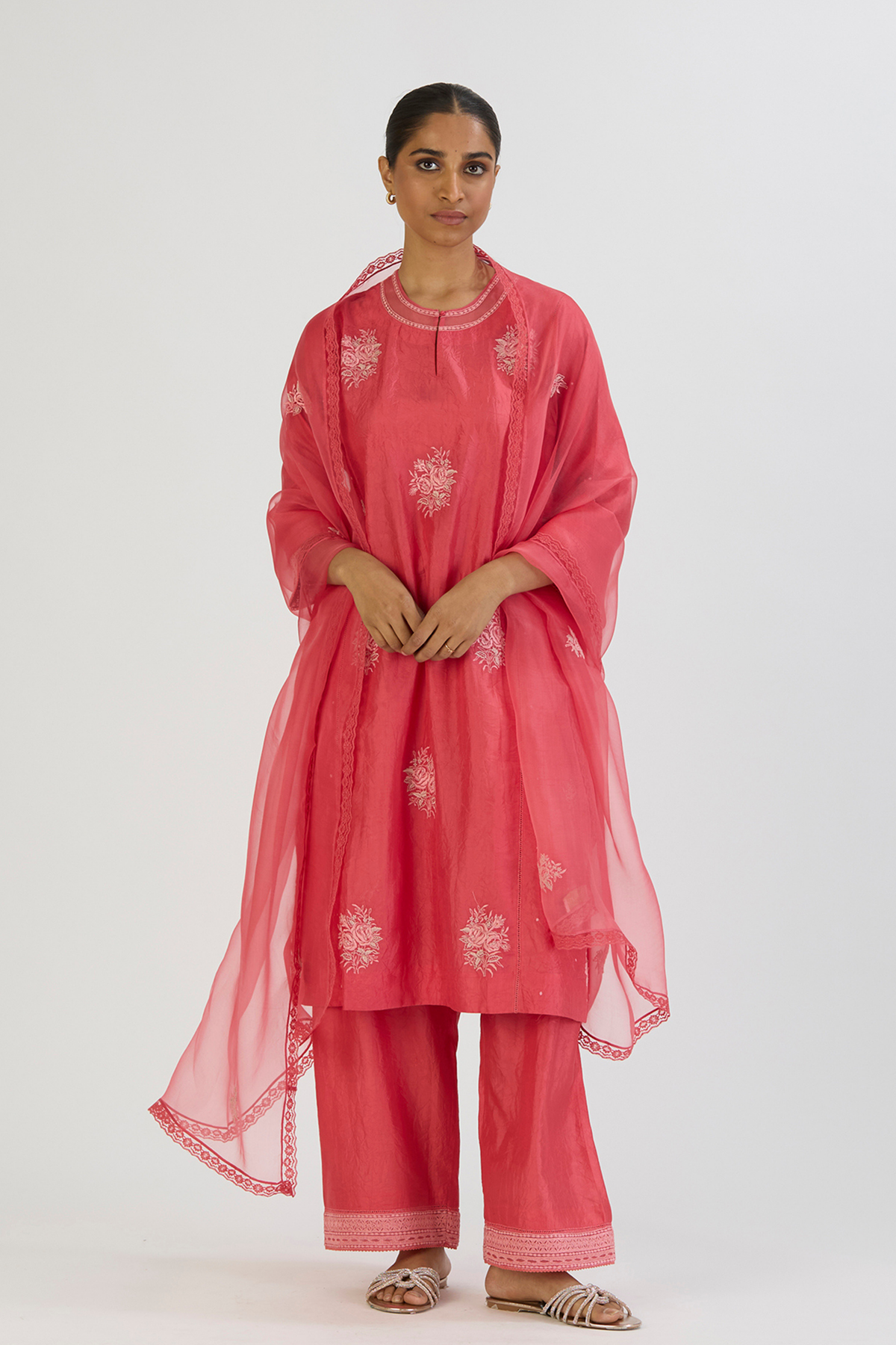 Pink Aadhya Kurta and Pant