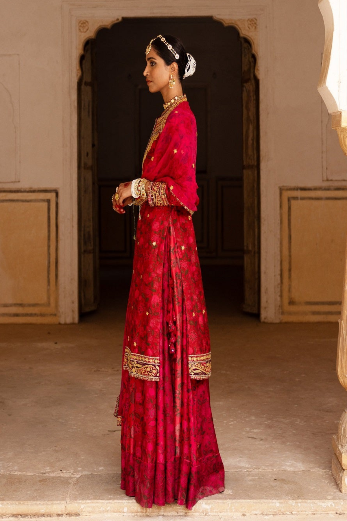 Signature Raw Silk Bridal Sharara