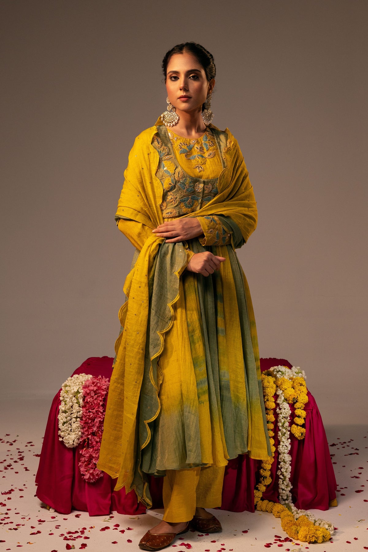 Sunflower Anarkali Set