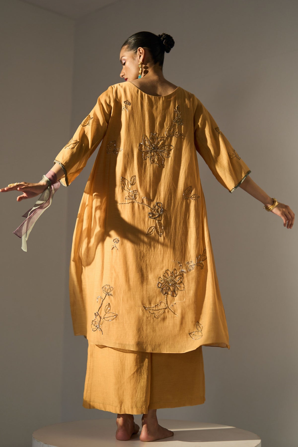 Yellow Mansa Kurta