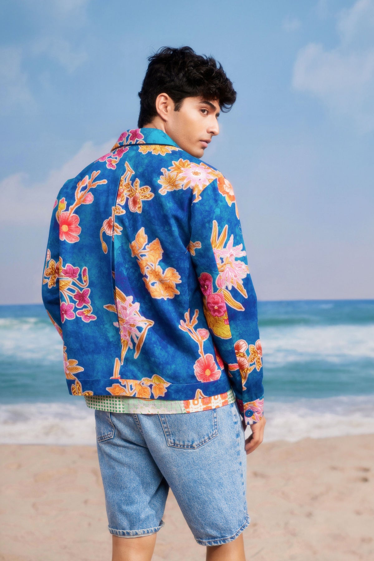 Seasons Blue Floral Jacket